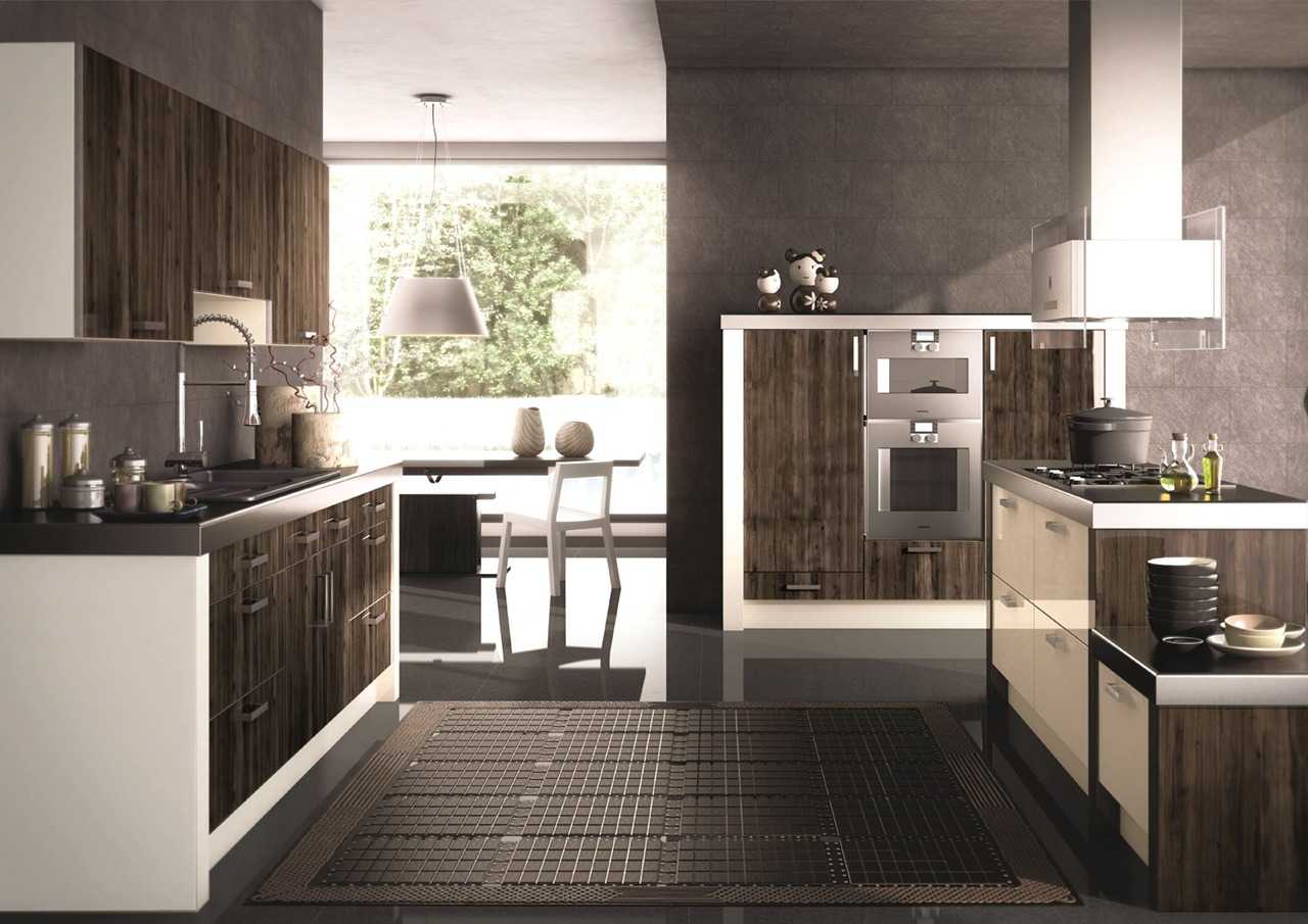 Grey designer kitchen