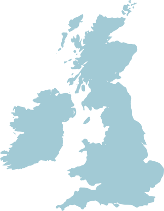 UK map (We cover full UK)